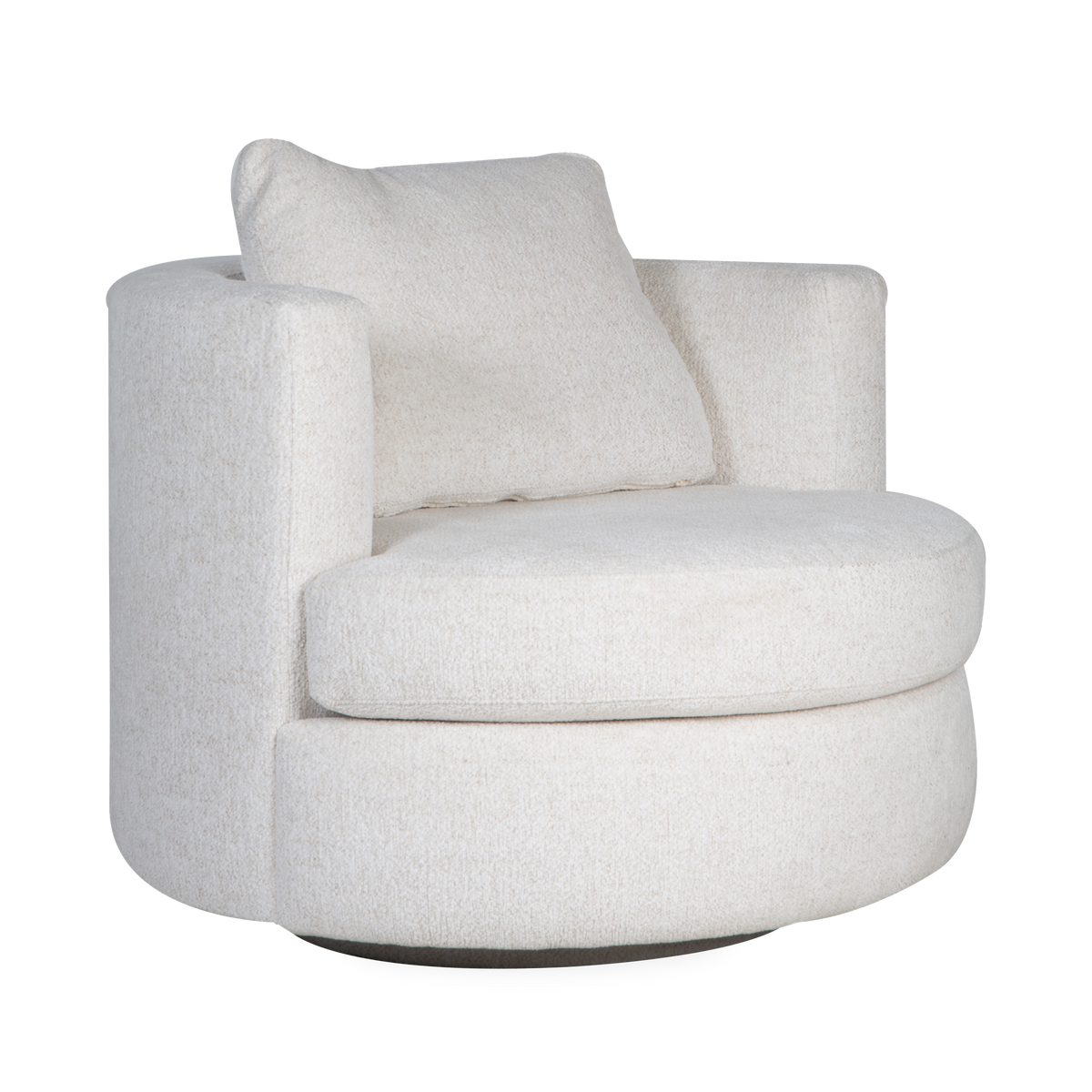 Curvy and comfy, the Emma Swivel Chair is perfect for everyday comfort.