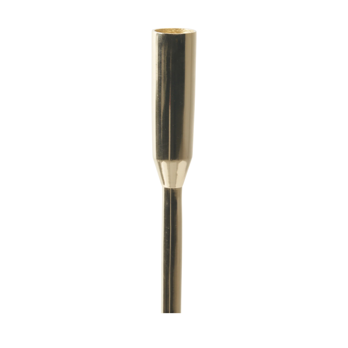 Tapered Cndleholder Lg Gold