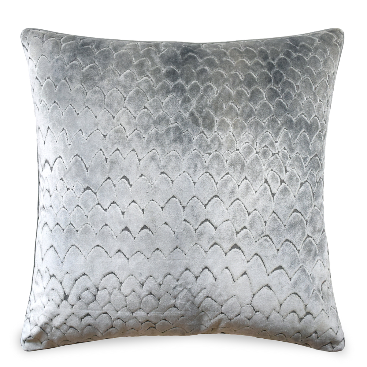 The Moonscale Pillow has the look of shimmery scales highlighted by an ombre effect.