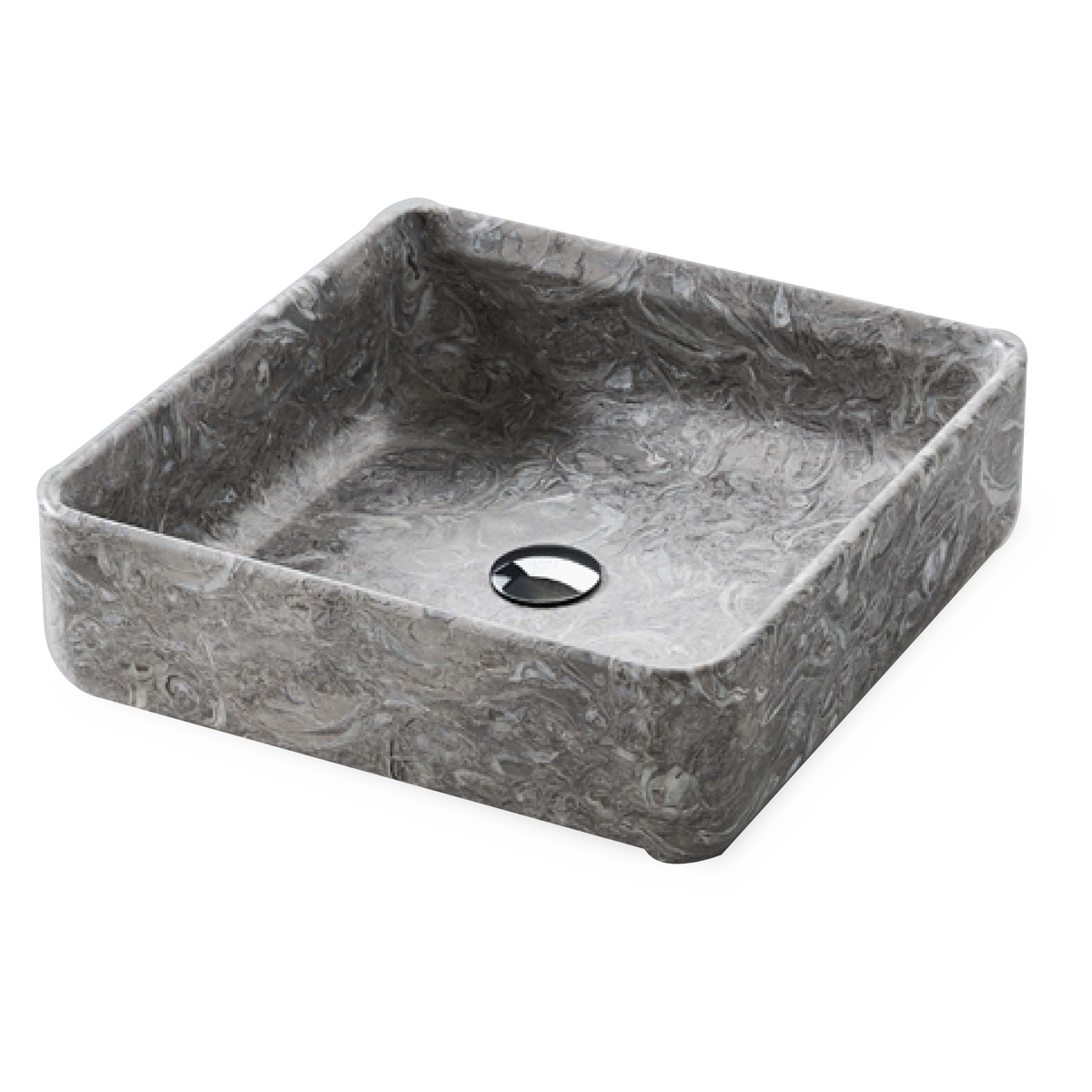 The Shadow Basin redefines luxury withlean lines and a streamlined design to showcase the beauty of the material.