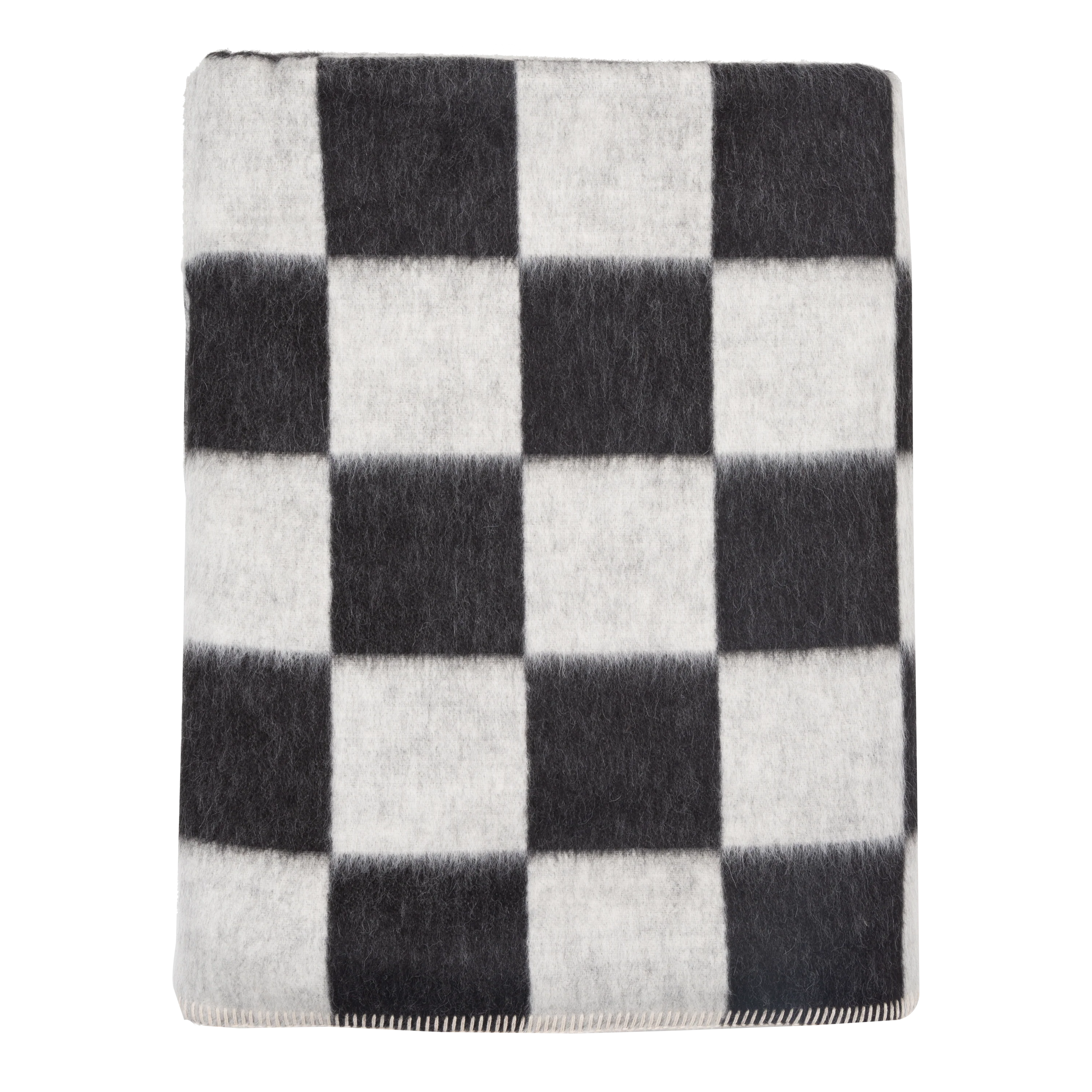 Presenting a luxuriously soft texture, the Crosby Check Throw is woven with natural superfine alpaca wool and undyed Peruvian cotton.