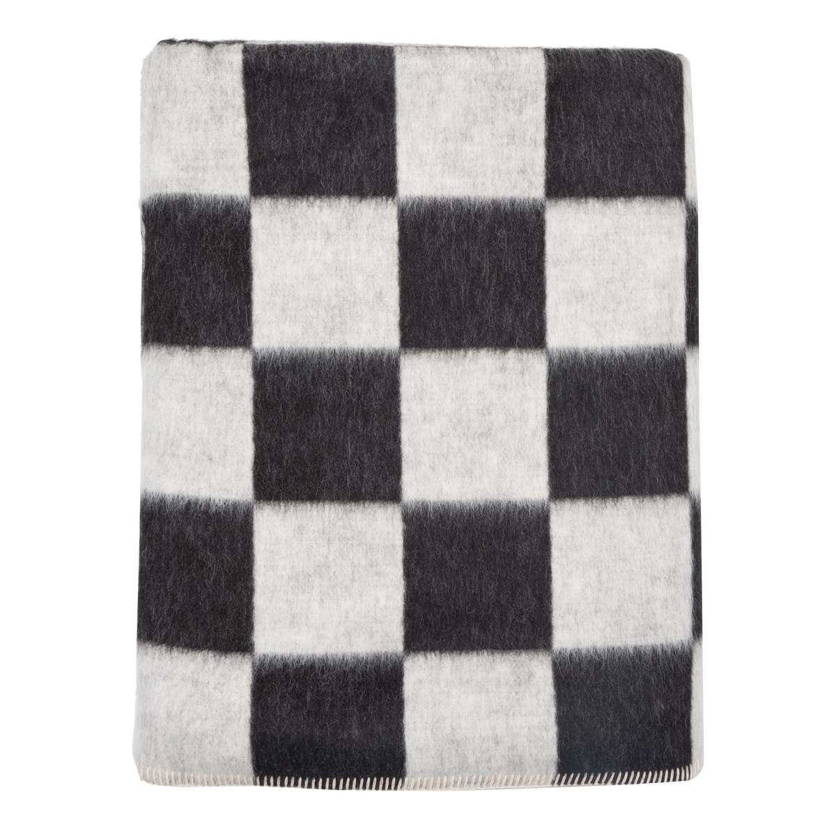 Presenting a luxuriously soft texture, the Crosby Check Throw is woven with natural superfine alpaca wool and undyed Peruvian cotton.