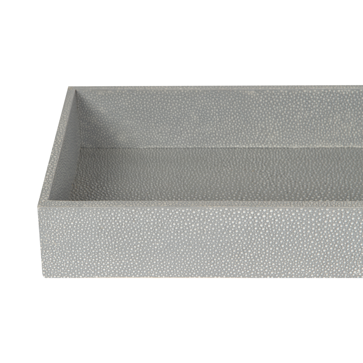 Add refined style to your bathroom with our Bristol Shagreen Collection in Light Grey.