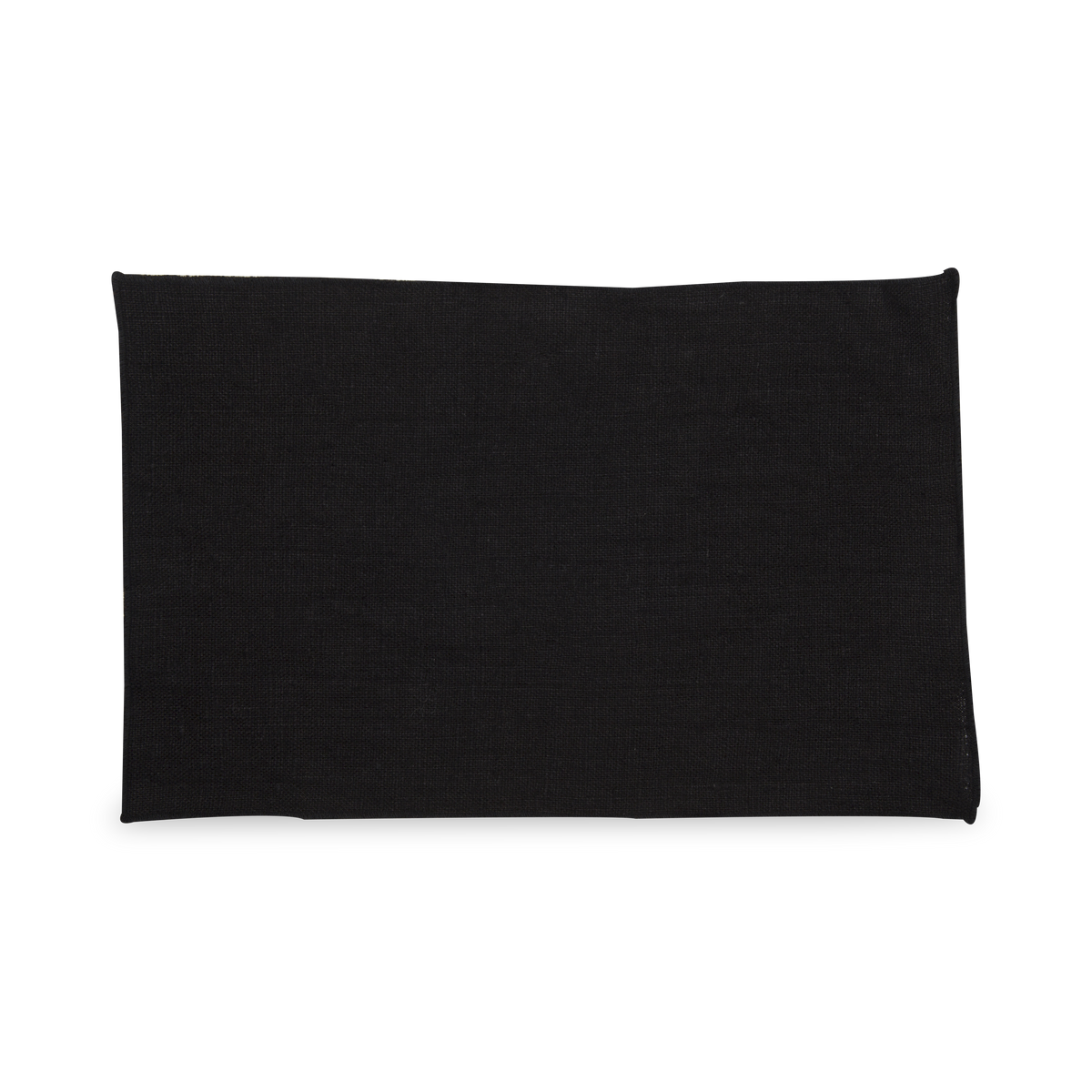 The Slub Linen Placemat features relaxed textural linen finished with tonal border stitching.