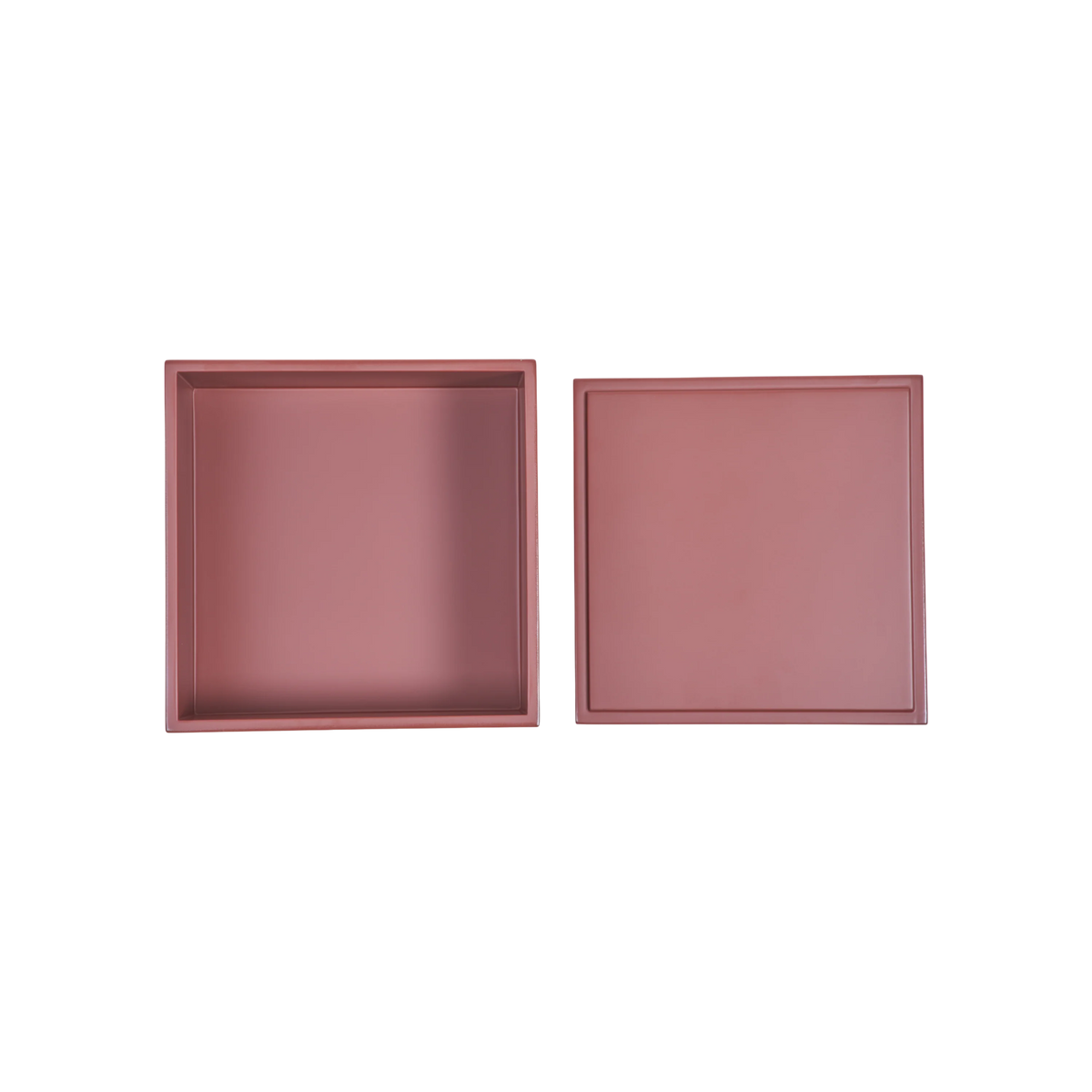 Lacquer Box Rust Red