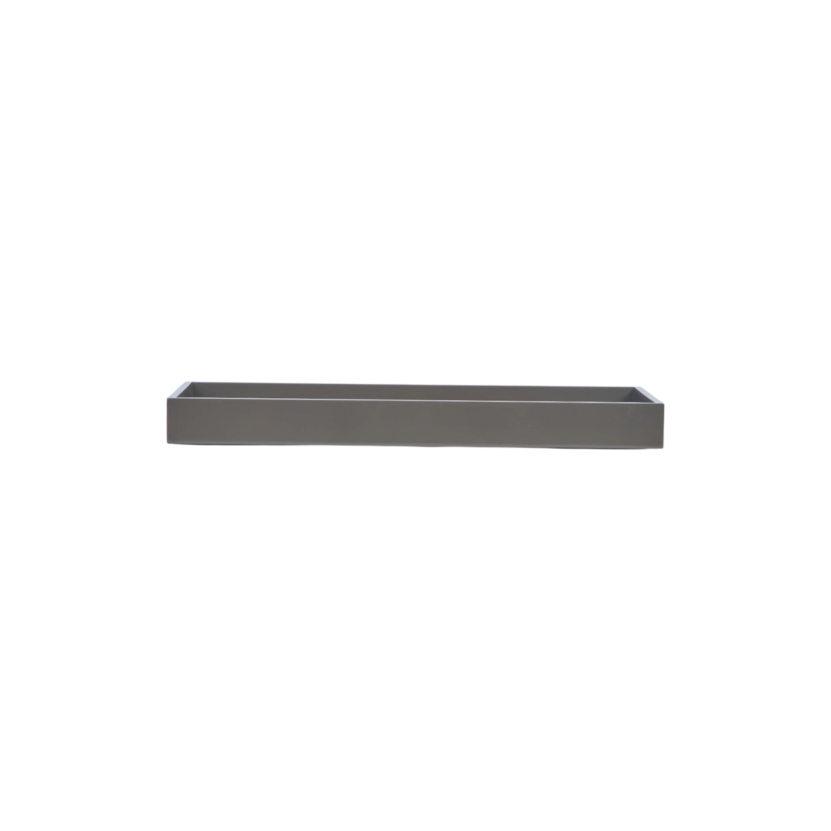 Lacquer Tray Rect Chocolate