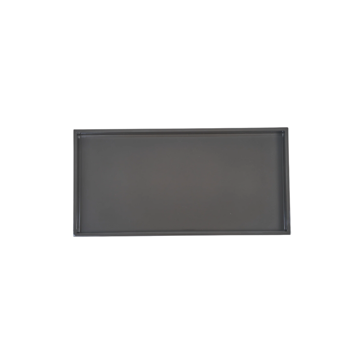 Lacquer Tray Rect Chocolate