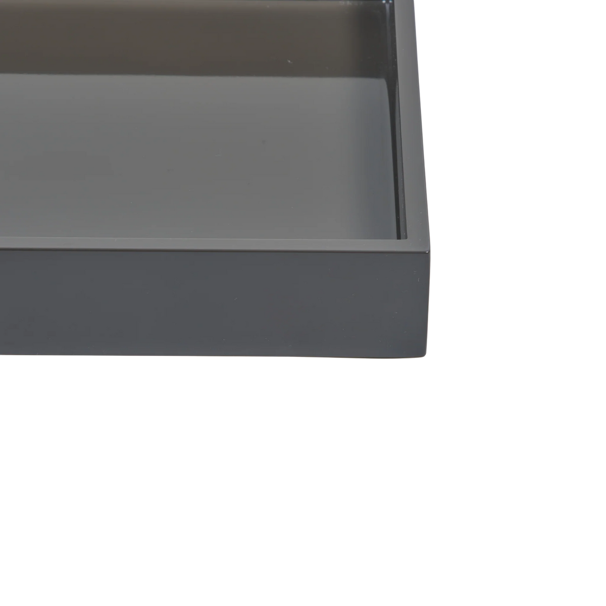 Lacquer Tray Rect Chocolate