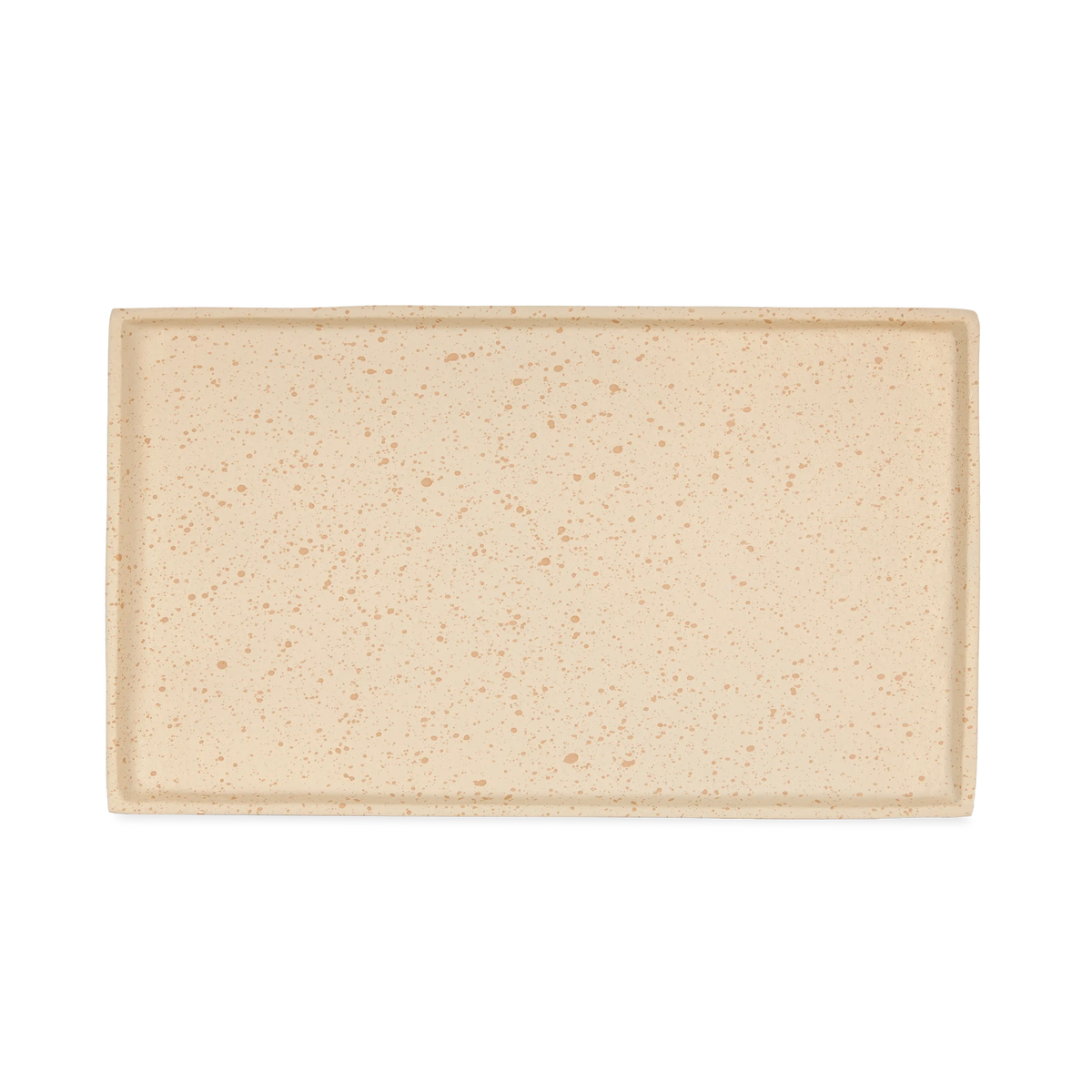 Rectangle Tray Metal Sml Sand