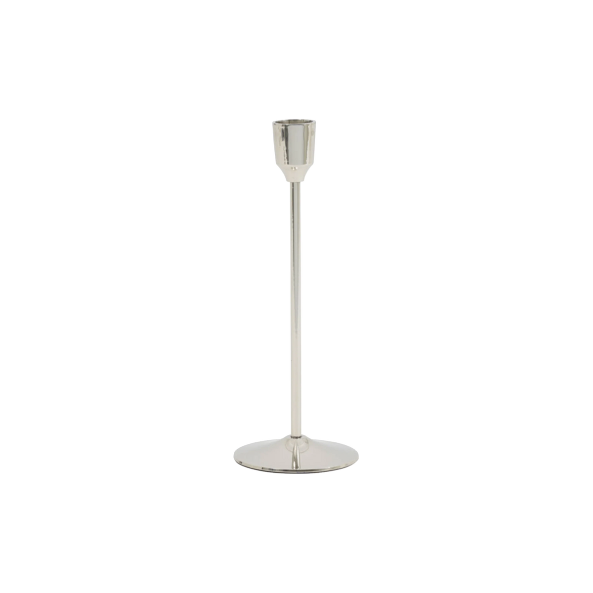 Narrow Candle Holder Sm Nickel