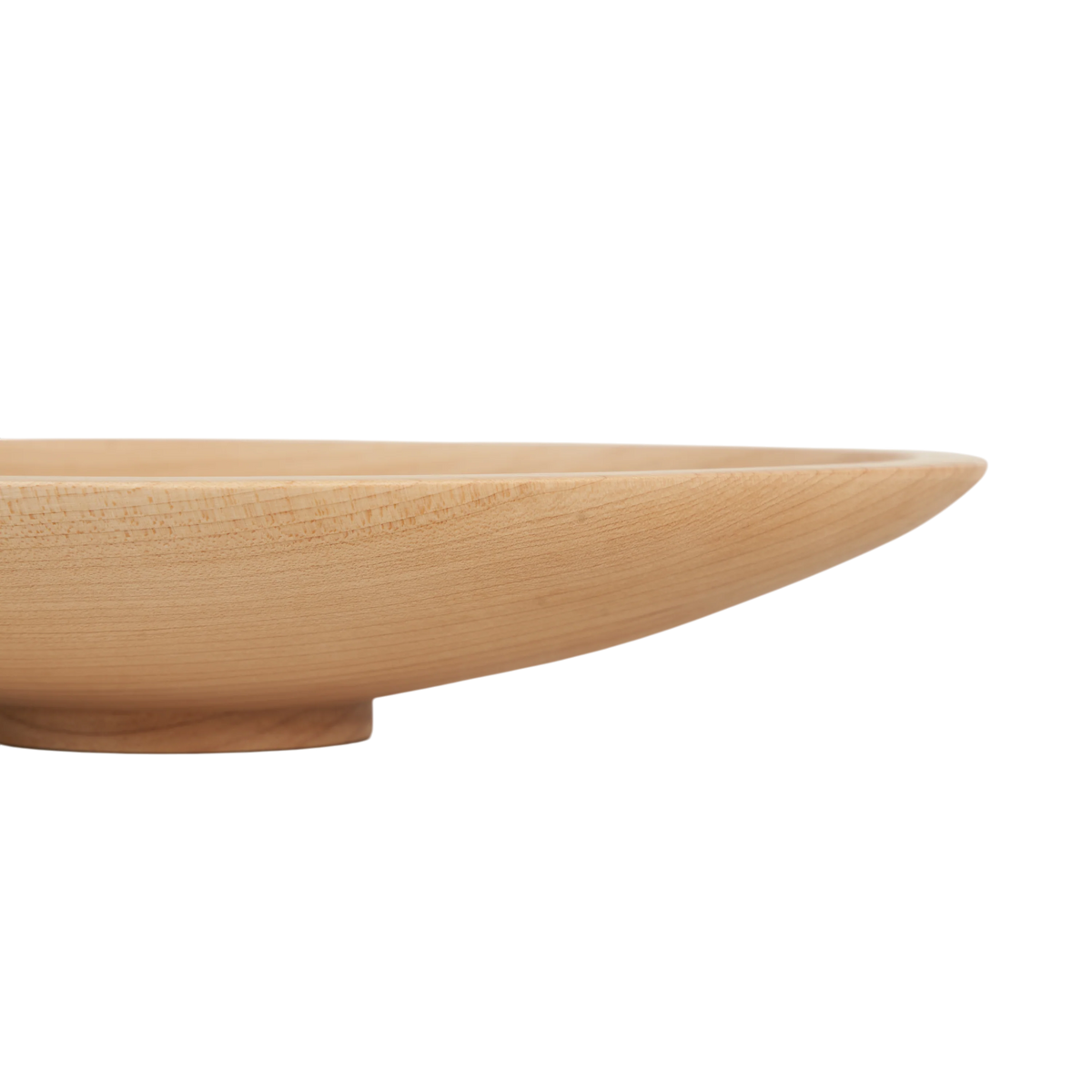 Shallow Serving Bowl Lg Maple