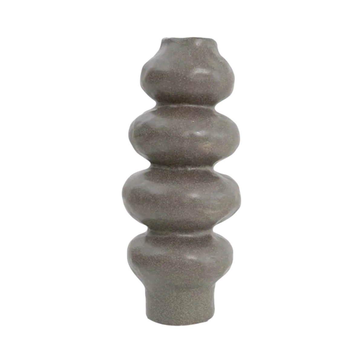 Ceramic Curve Vase S Grey