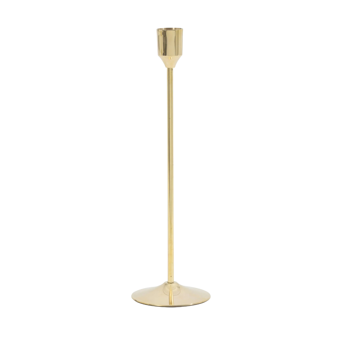 Narrow Candle Holder Sml Gold