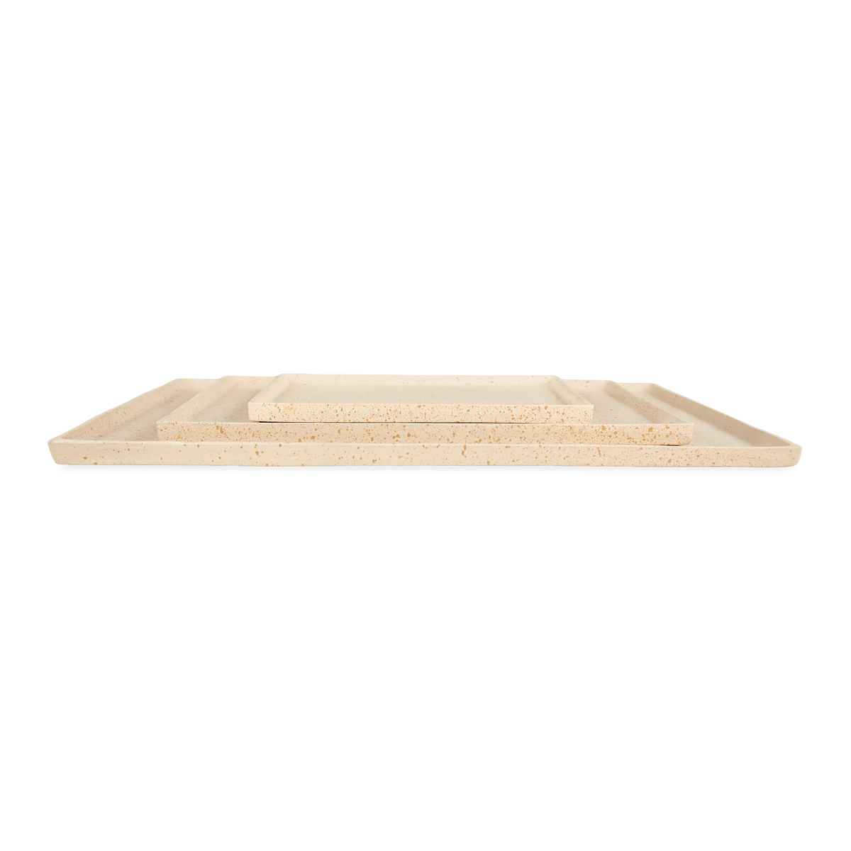 Square Tray Metal Medium Sand