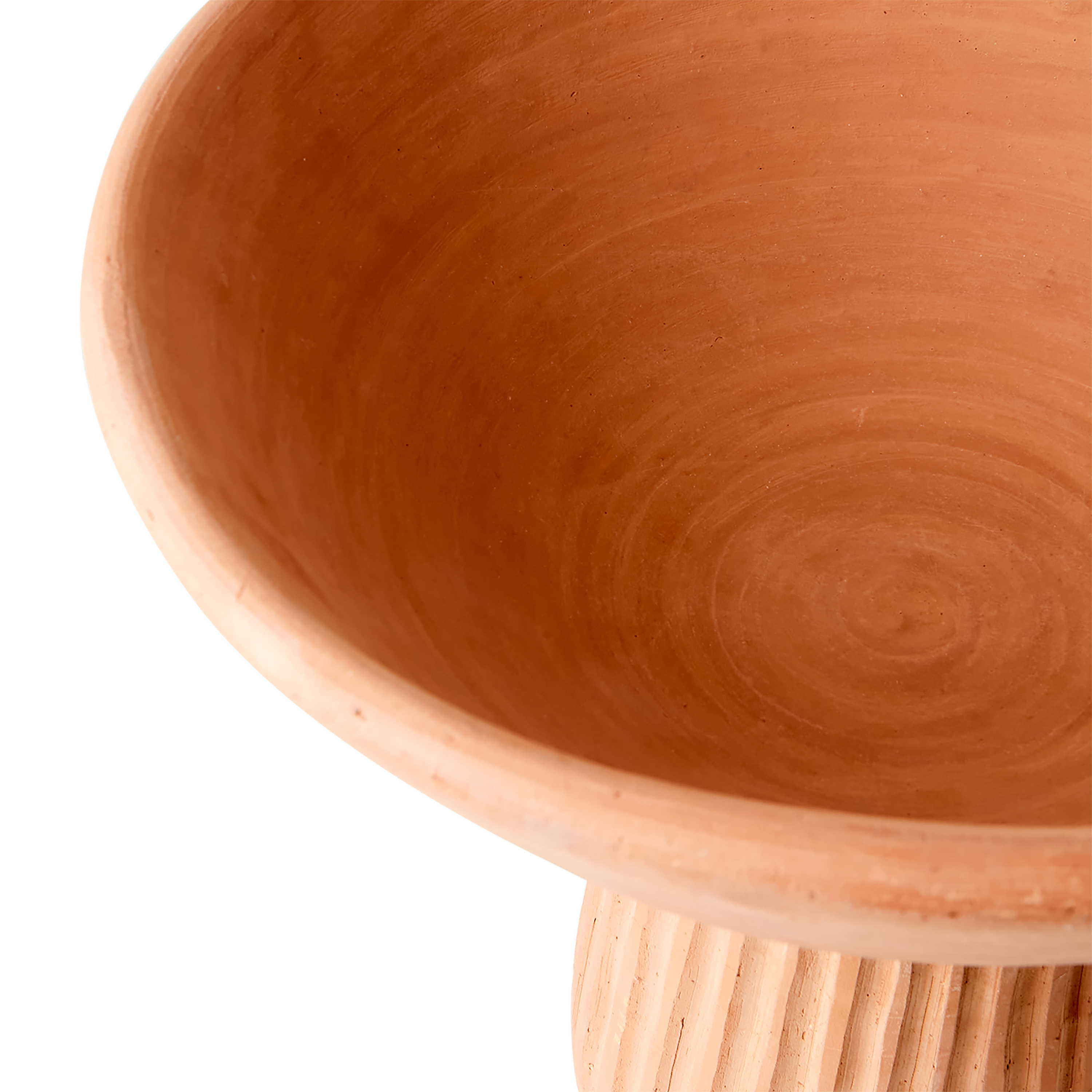 Footed Clay Bowl