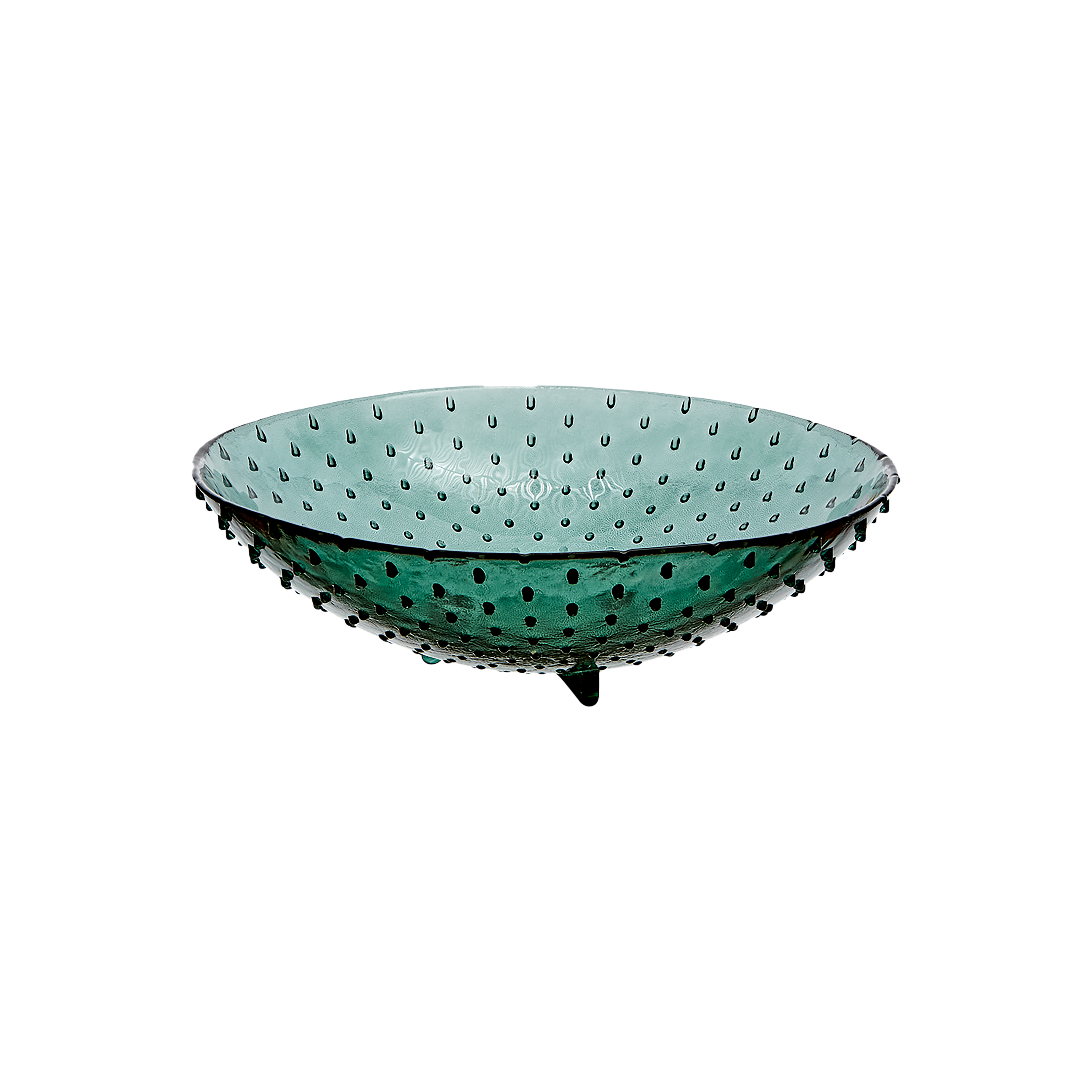 Textured Glass Bowl