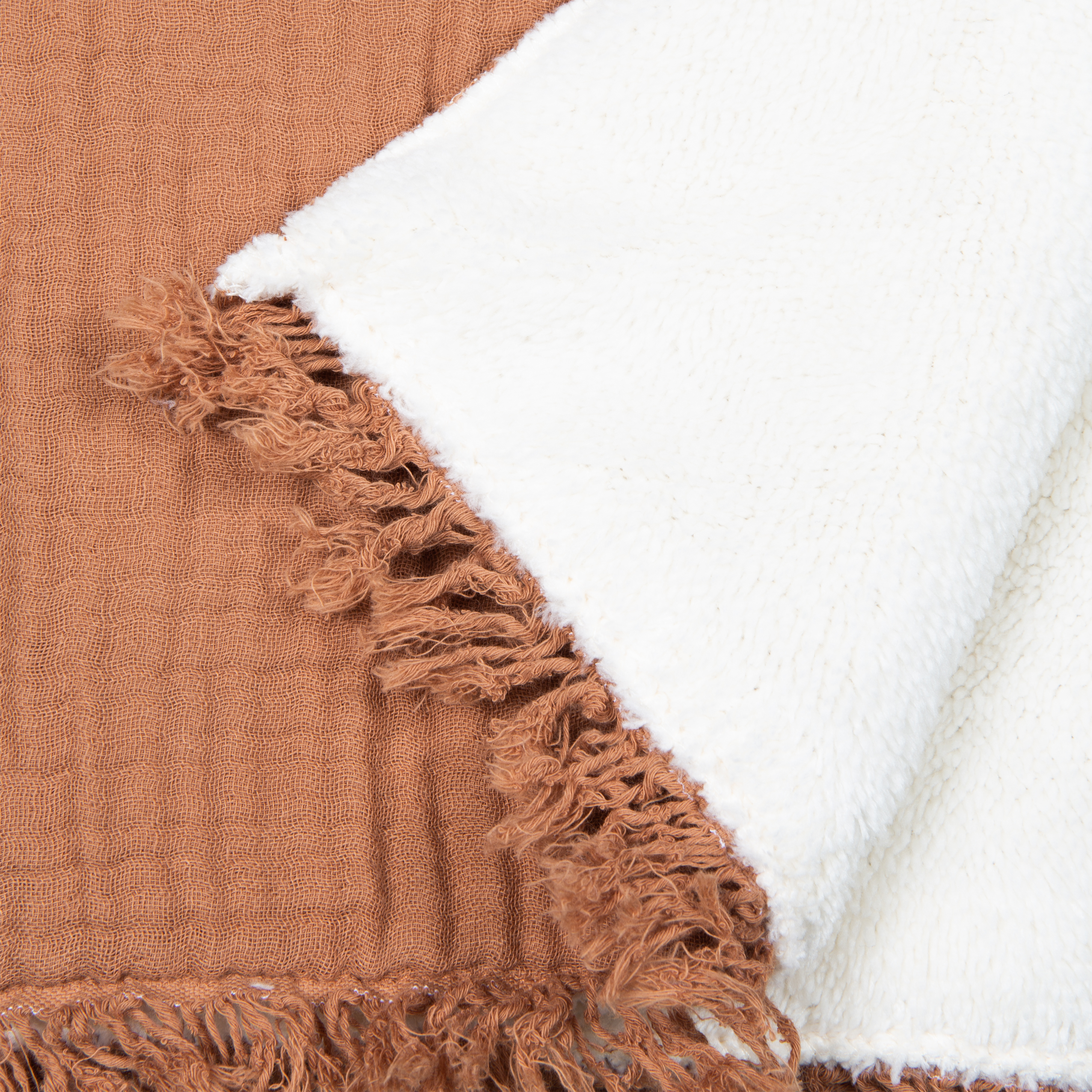 Sherpa Cotton Throw