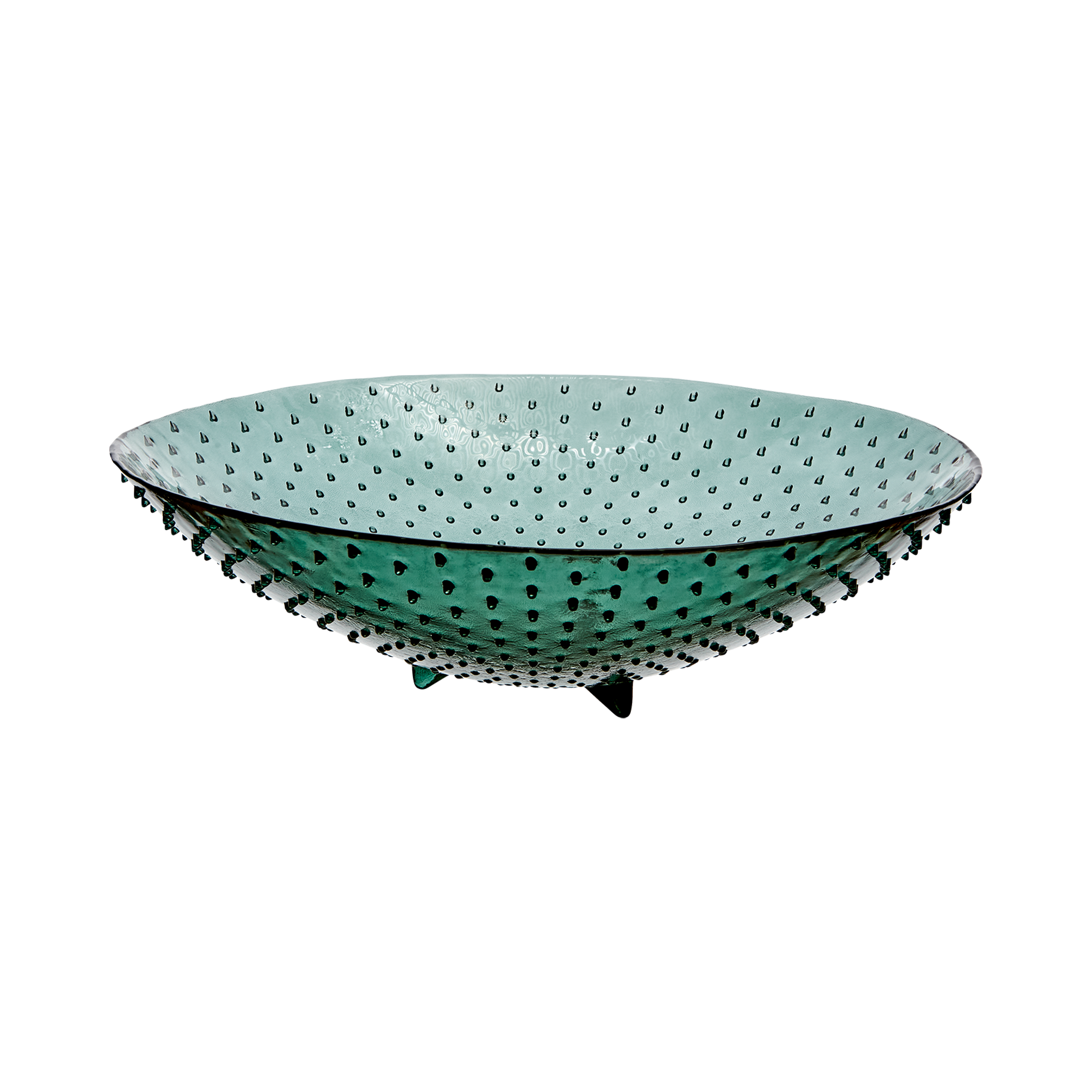 Textured Glass Bowl