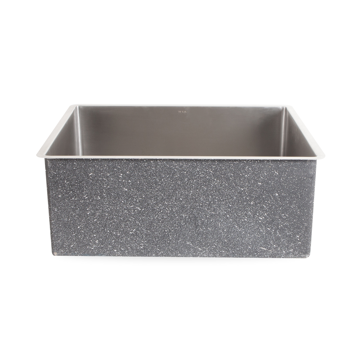 The Undermount sink is made of beautiful stainless steel featuring a single drain.