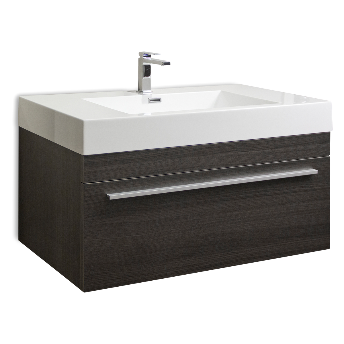 VANITY: The versatile design of the Rhythm vanity brings a modern sensibility to the bath.