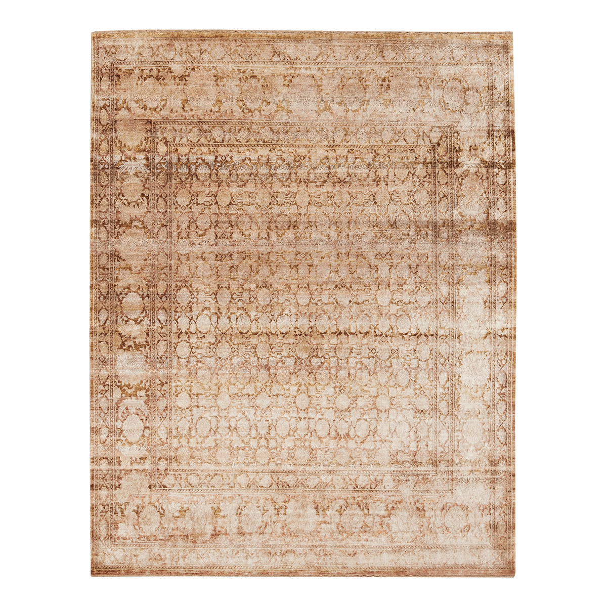 Designed to be passed through generations, the New Heirloom Rug Collection is crafted from recycled and upcycled wool, cocoon silk and sari silk.