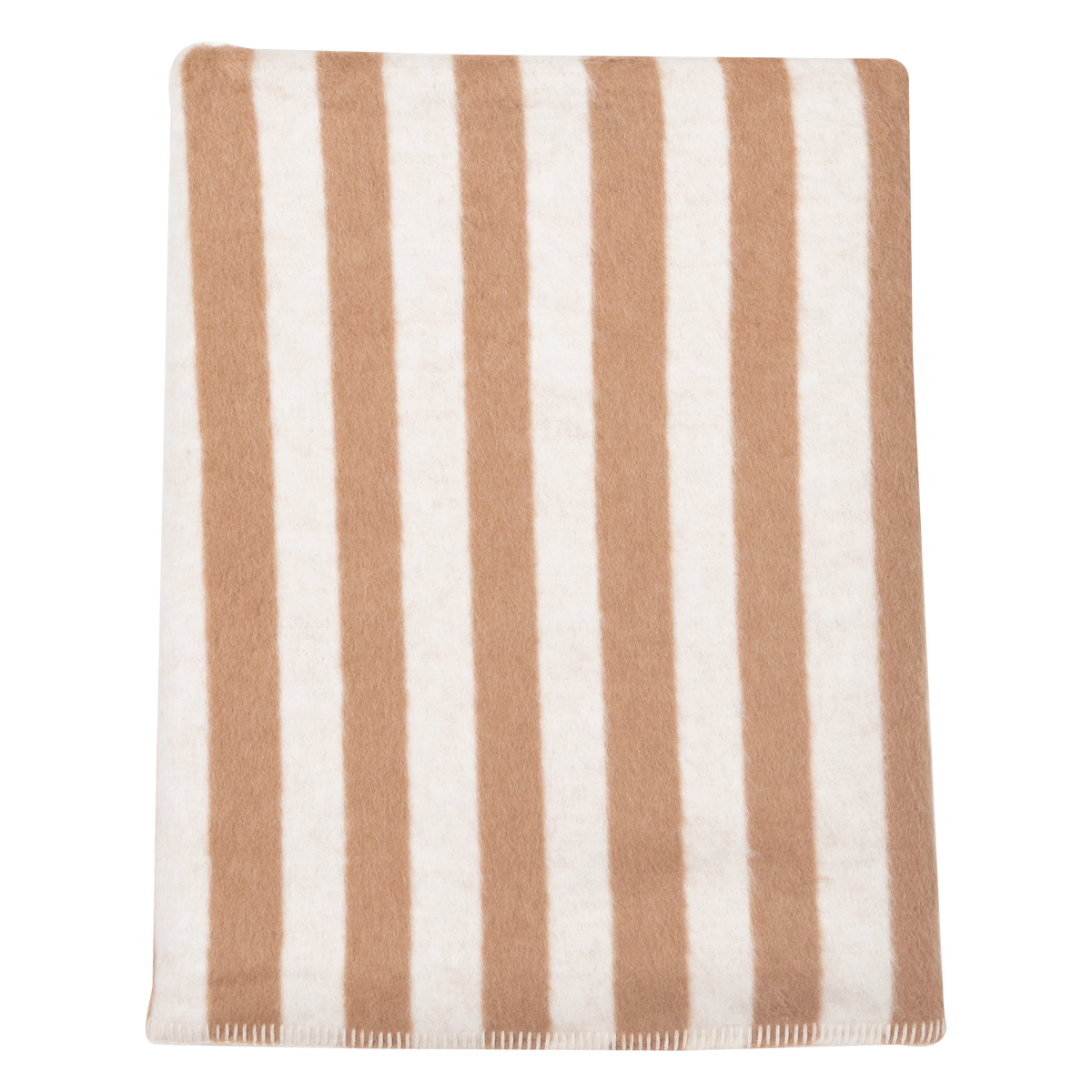 Presenting a luxuriously soft texture, the Stills Stripe Throw is woven with natural superfine alpaca wool and undyed Peruvian cotton.