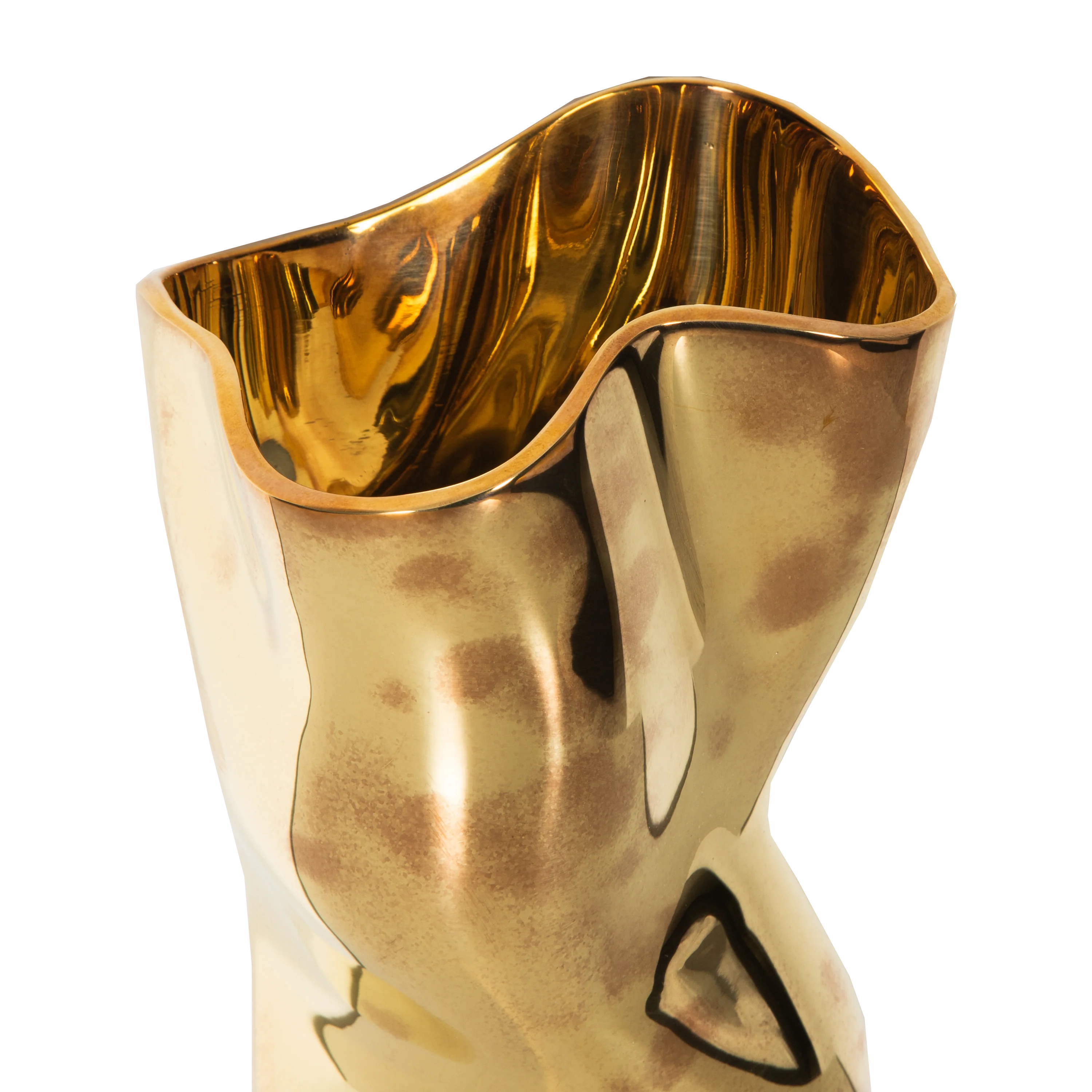 Ostrea 25 Vase Gold
