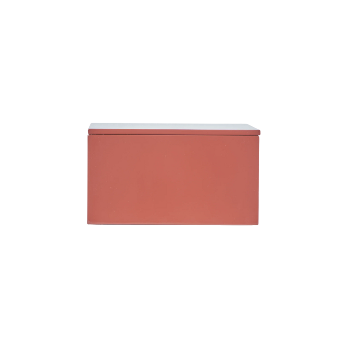 Lacquer Box Rust Red