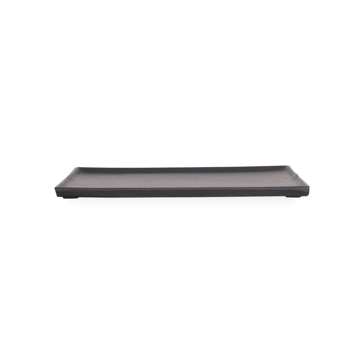 Square Metal Tray Medium Black