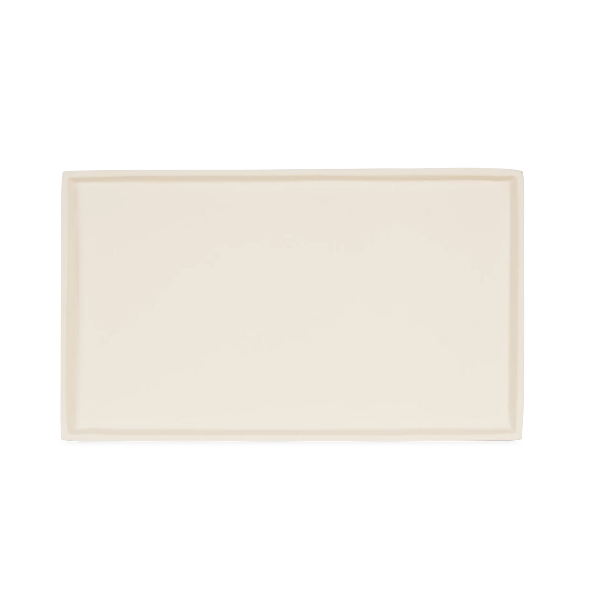 Rectangle Tray Metal Sml Cream