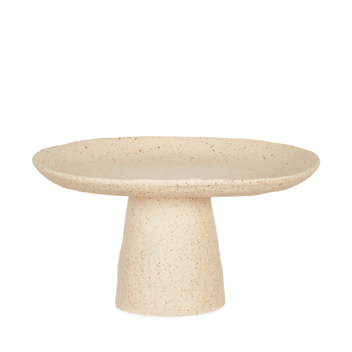 Footed Metal Tray Large Sand