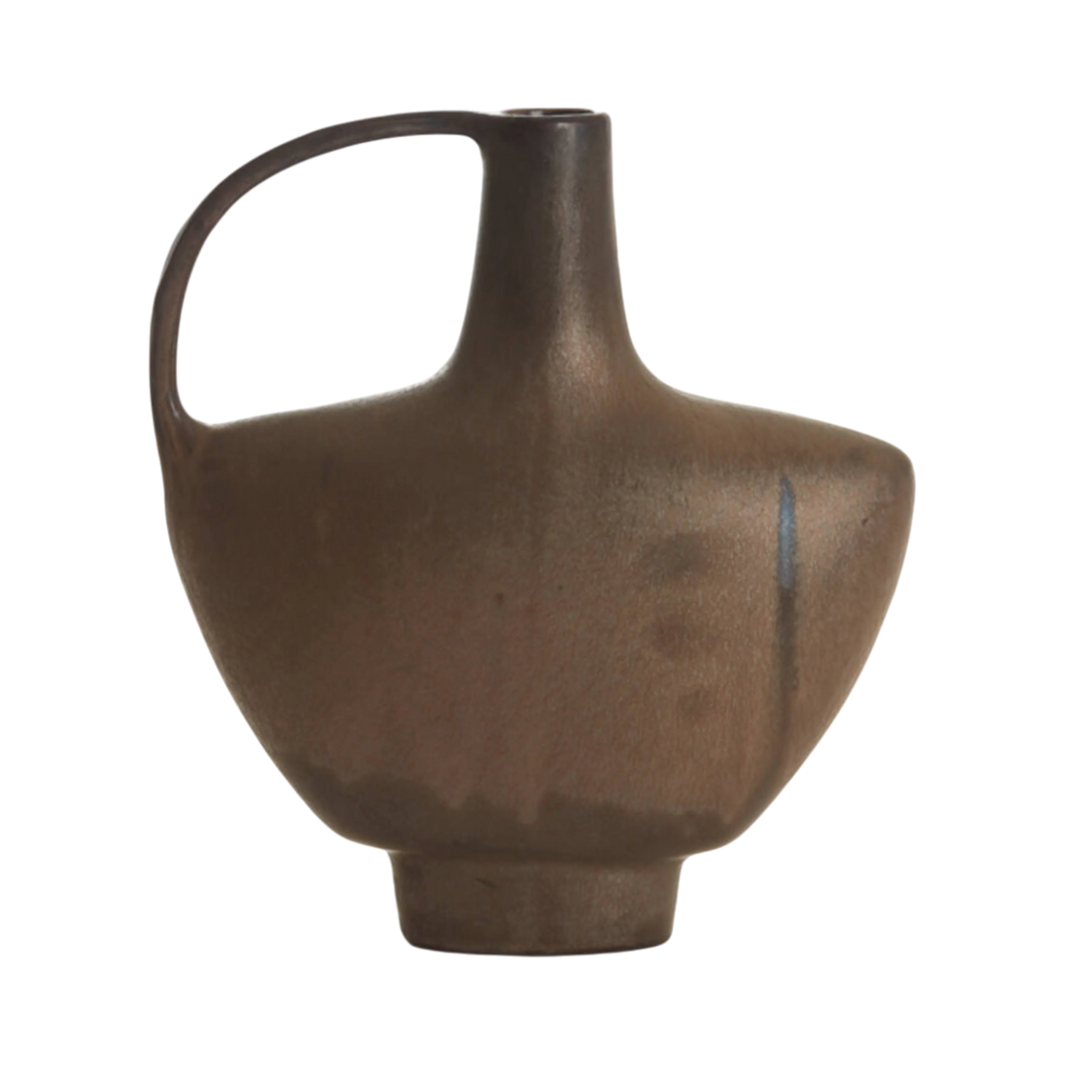 Ceramic Oil Vase S Dark Bronze