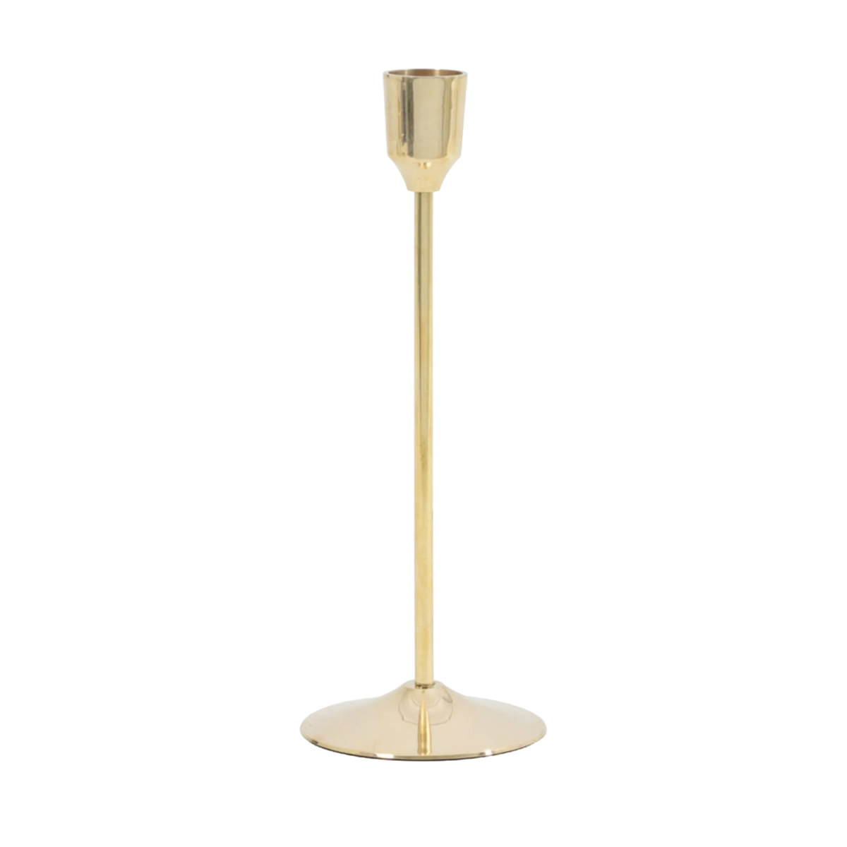Narrow Candle Holder Sml Gold