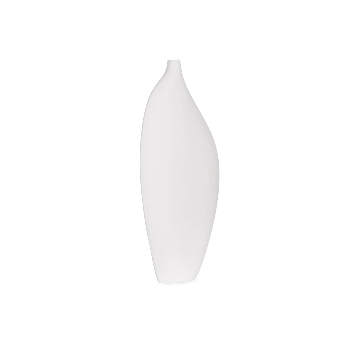 Sol Ceramic Bottle Vase White