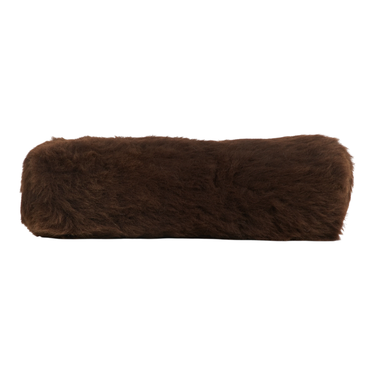 Sheepskin Bolster Pillow Brown