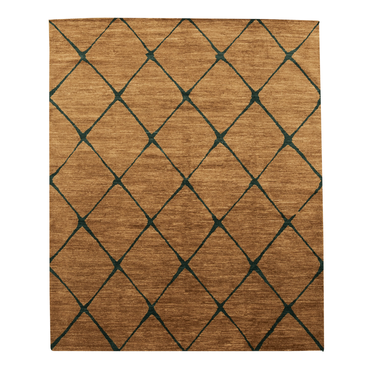 Characterized by its low pile and subtle sheen, the Kashkuli Revisited Collection features simplified and geometric designs.