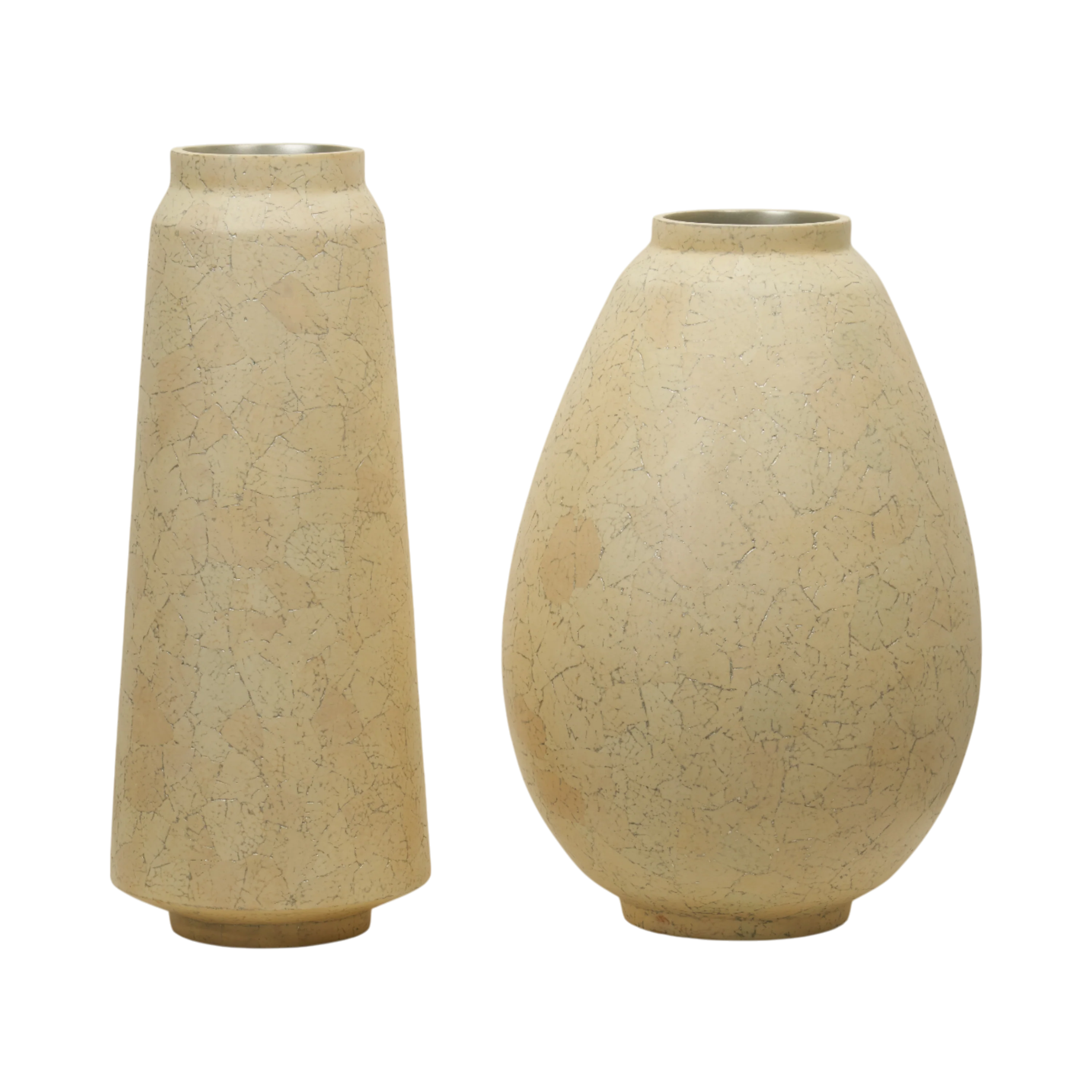 Eggshell Vase Round Ivory