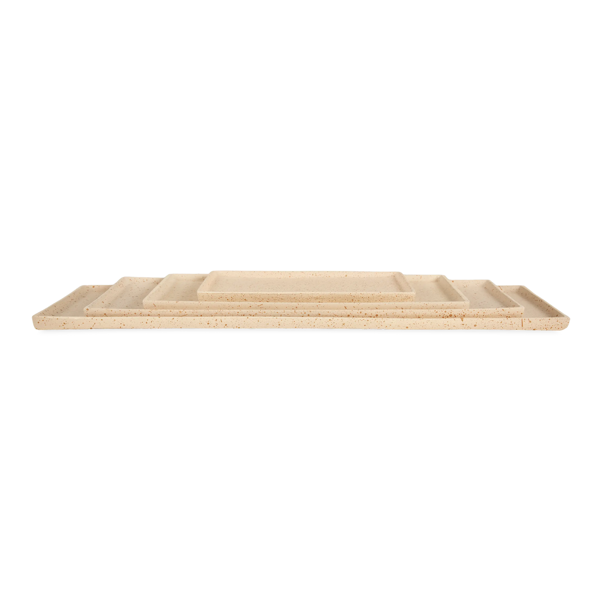 Rectangle Tray Metal Sml Sand