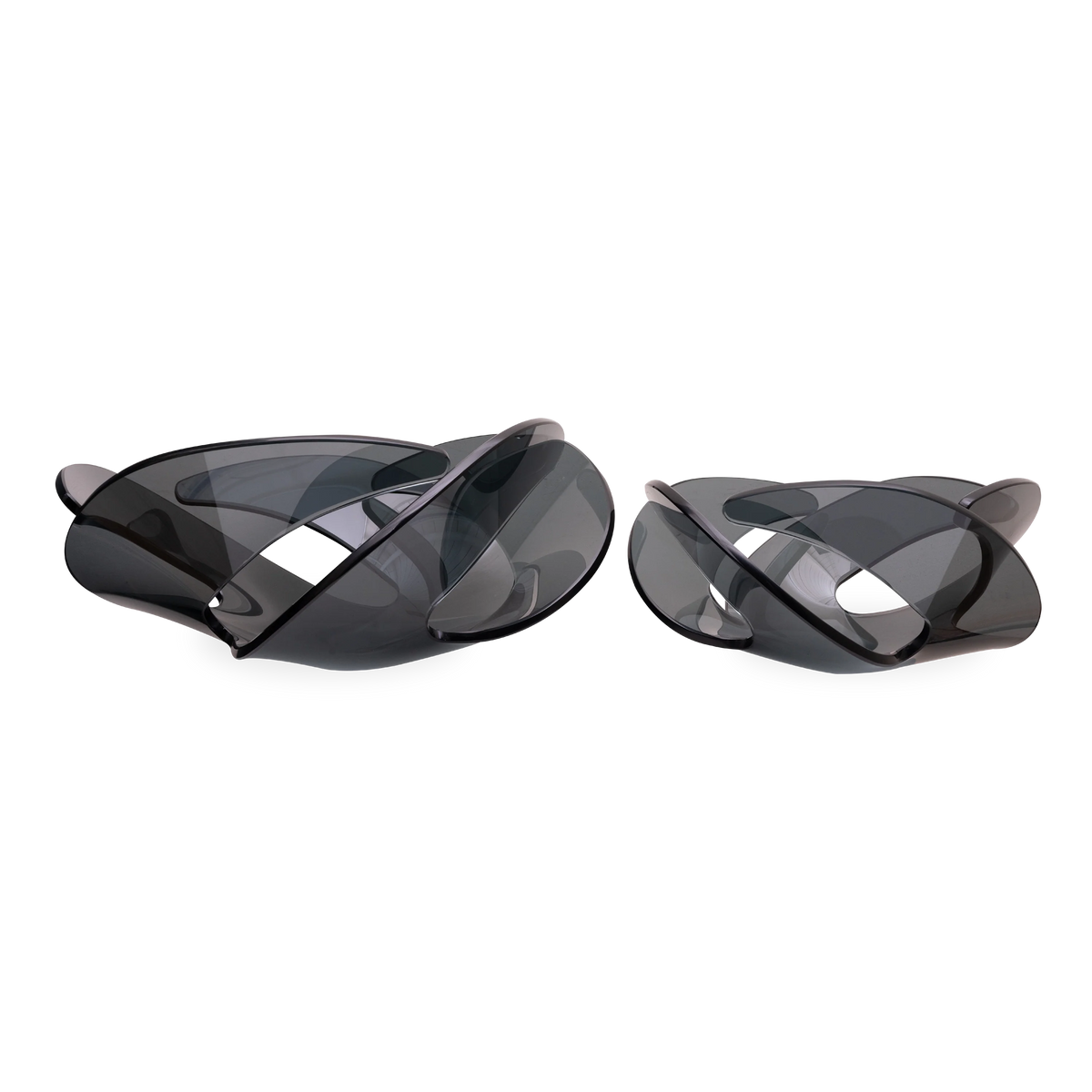 Vortex Glass Bowl Small Grey