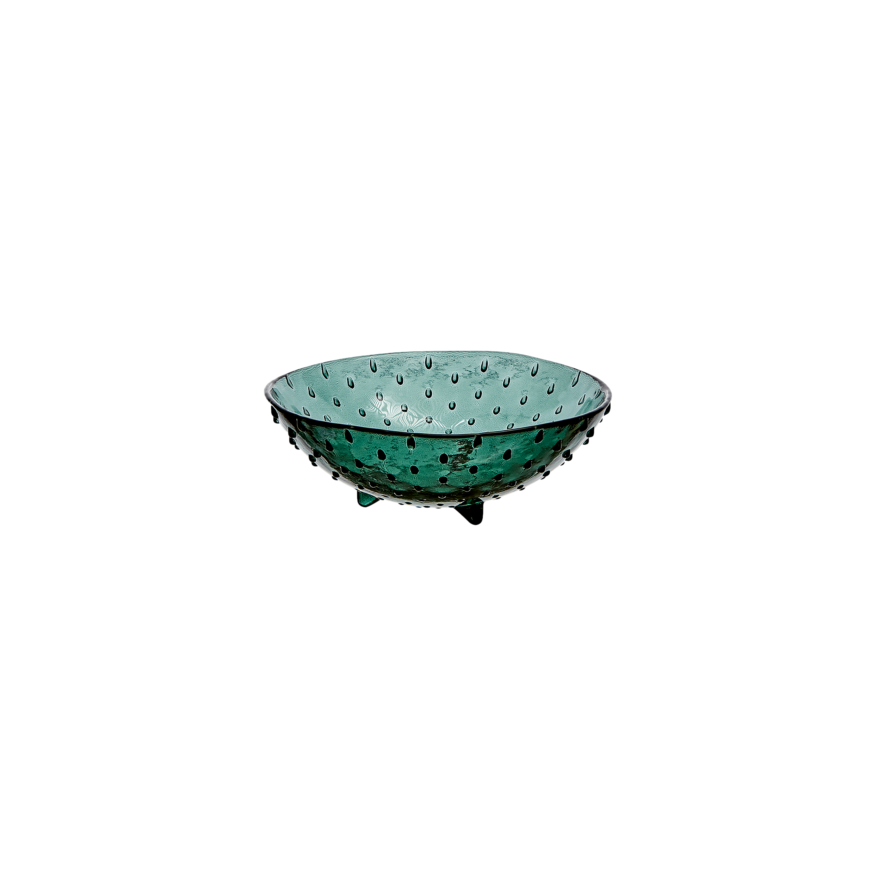 Textured Glass Bowl