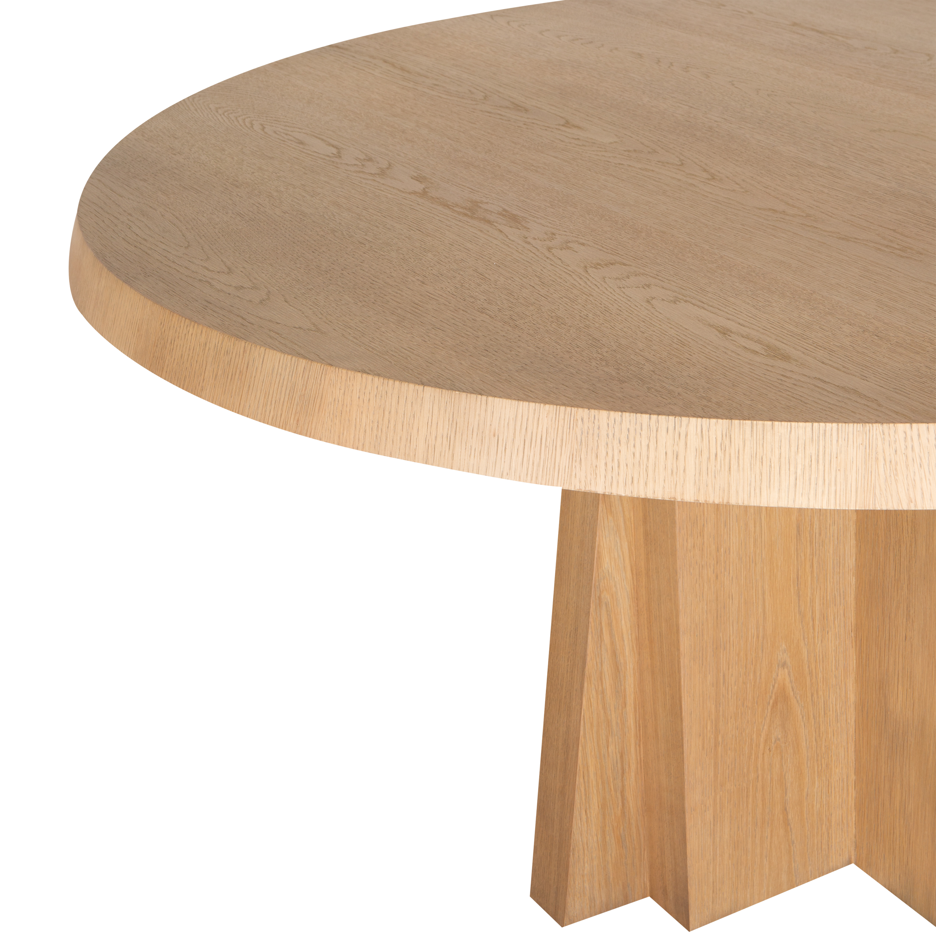 Oblique Round Dining Table