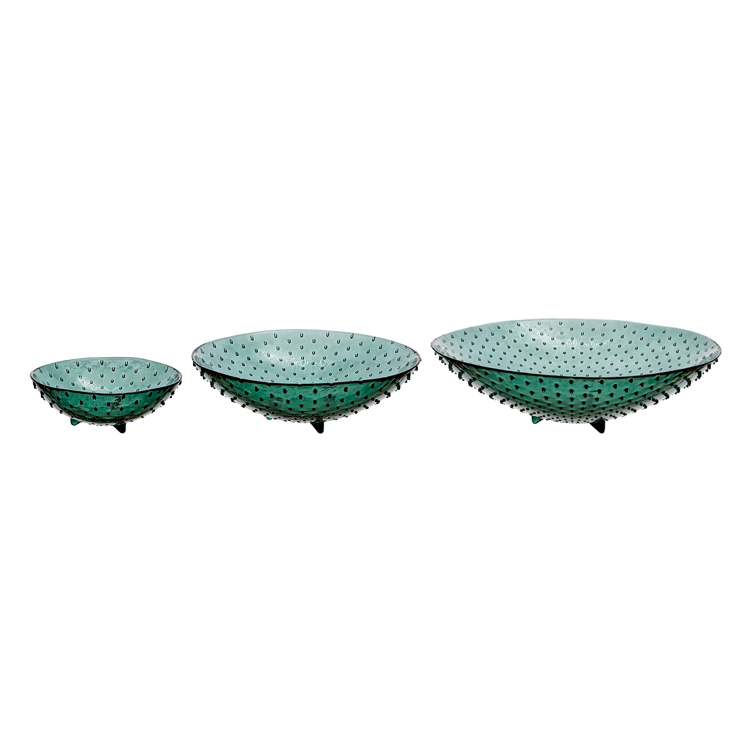 Textured Glass Bowl