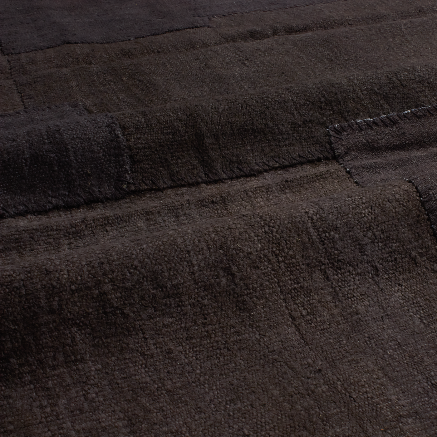 Patchwork Kilim 1860 Black