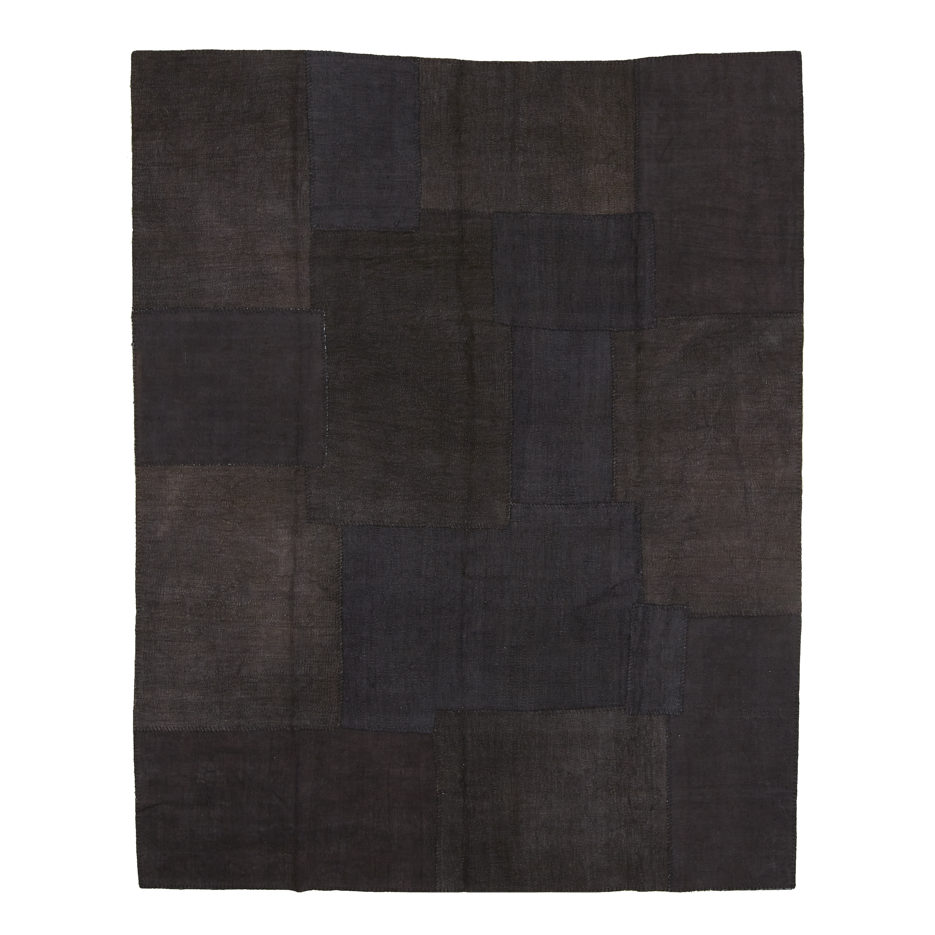 Patchwork Kilim 1860 Black
