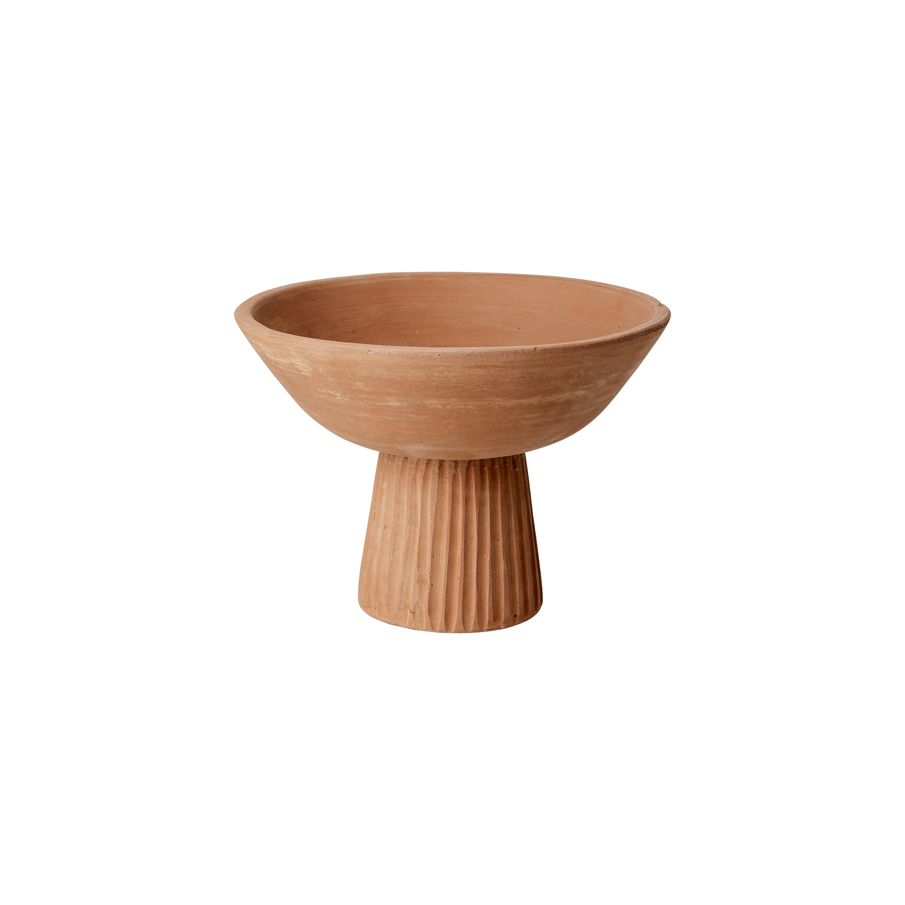 Footed Clay Bowl