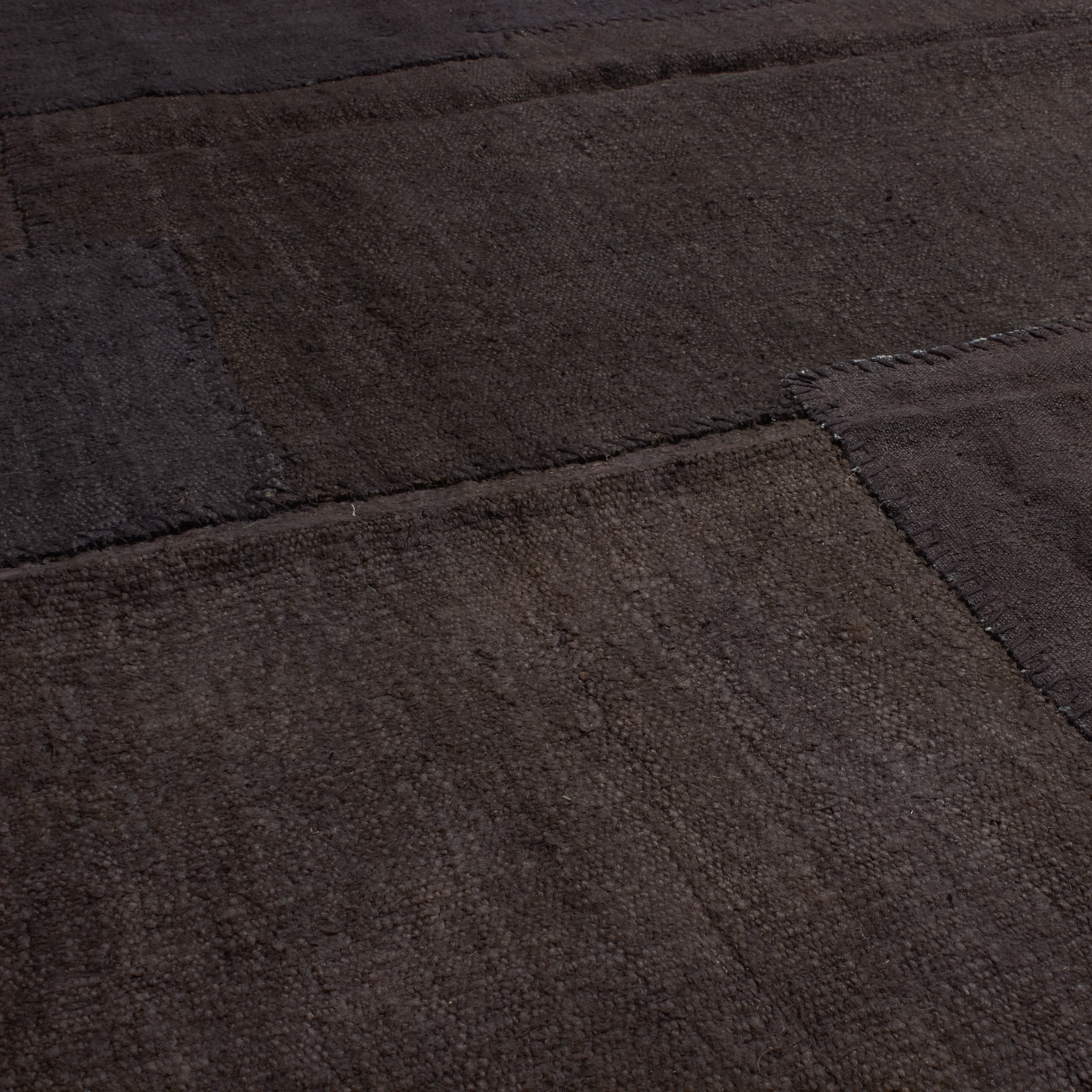 Patchwork Kilim 1860 Black