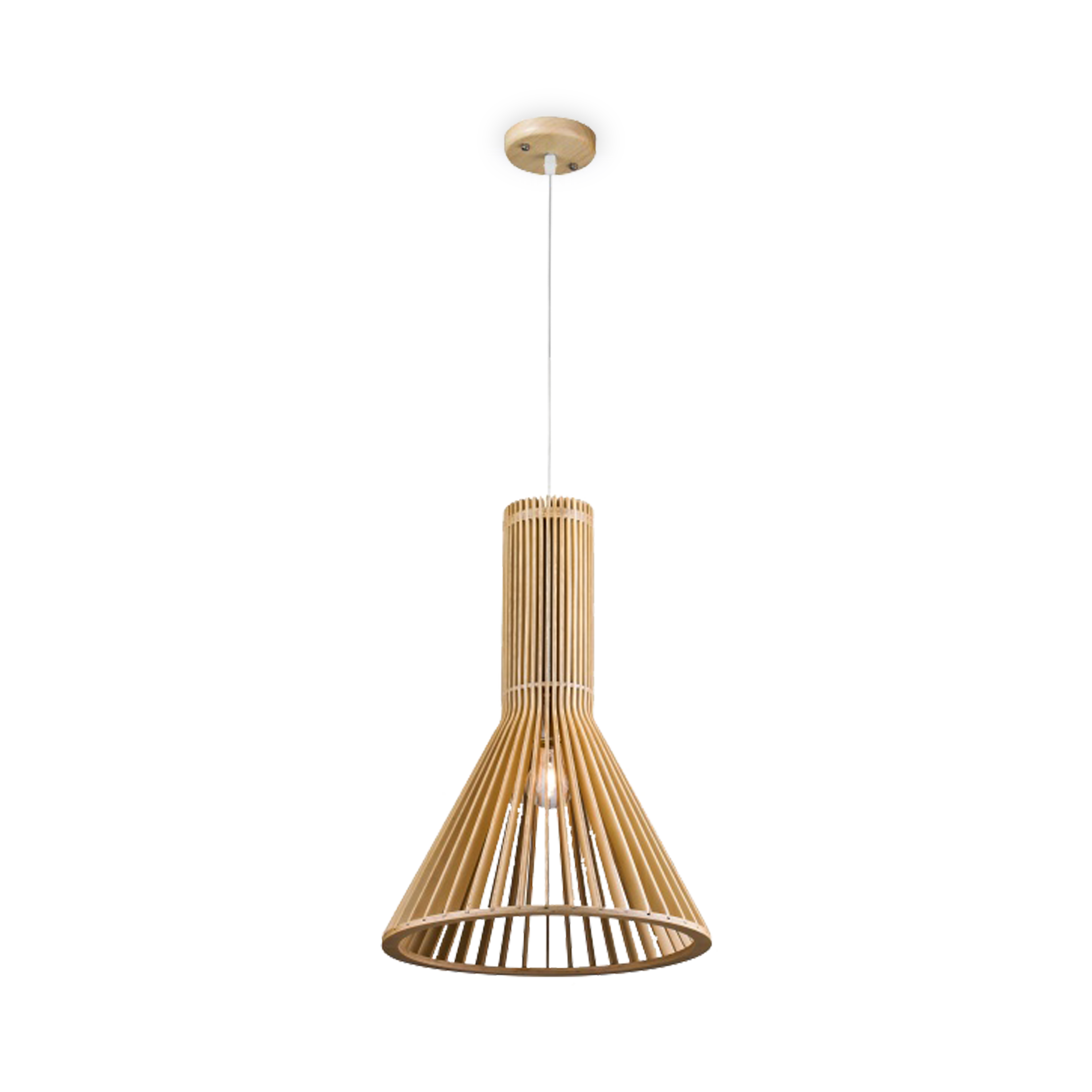 Flare Wood Pendant