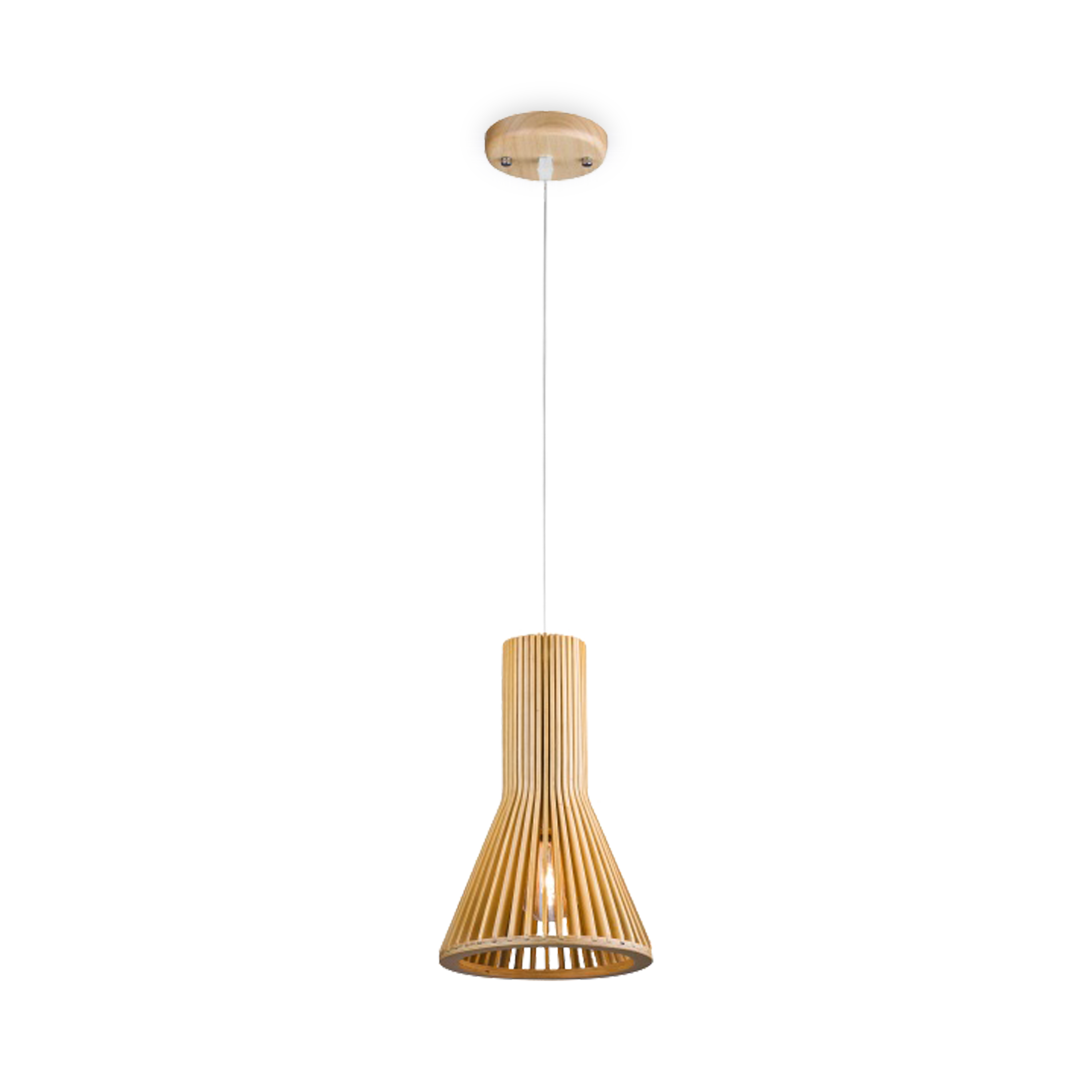 Flare Wood Pendant