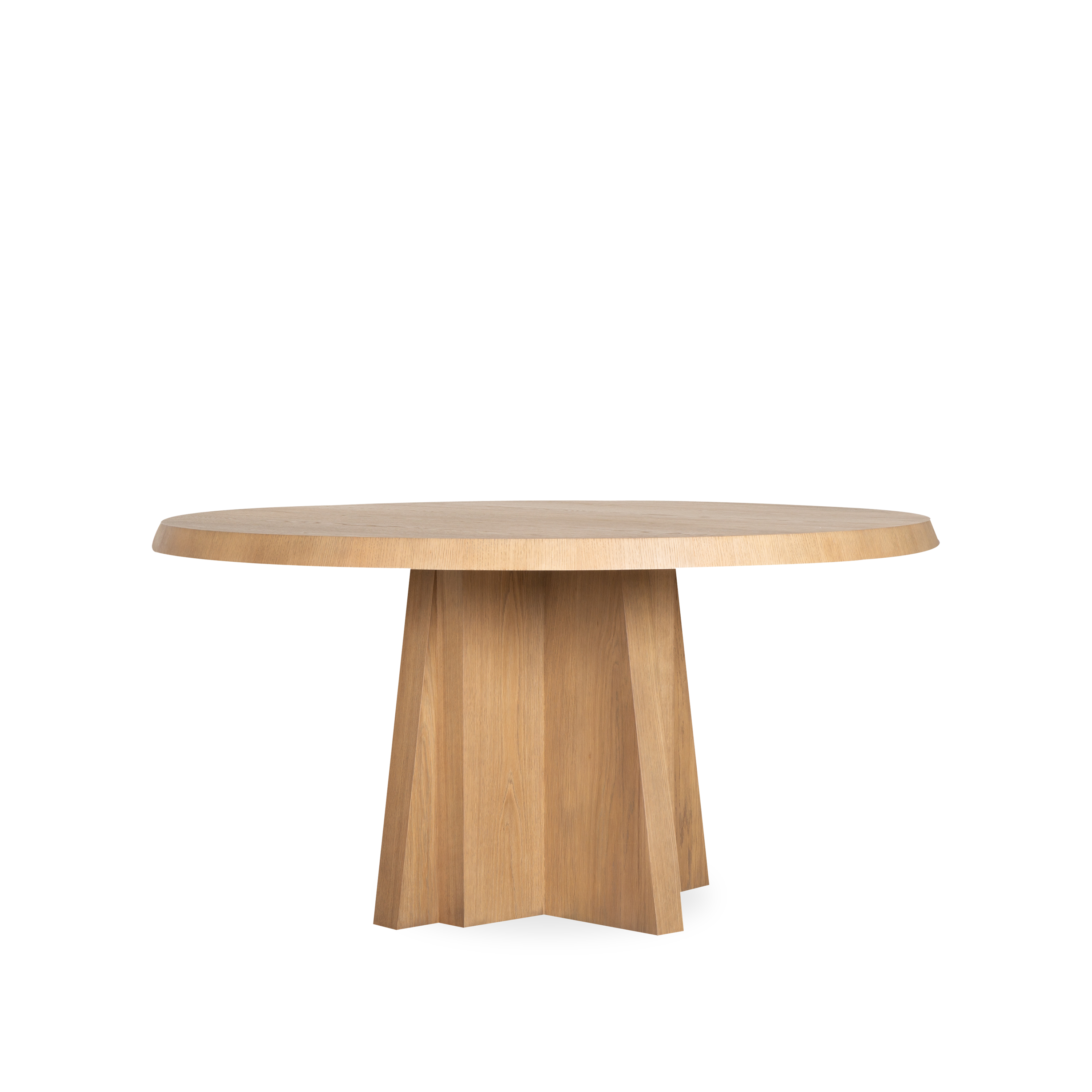 Oblique Round Dining Table