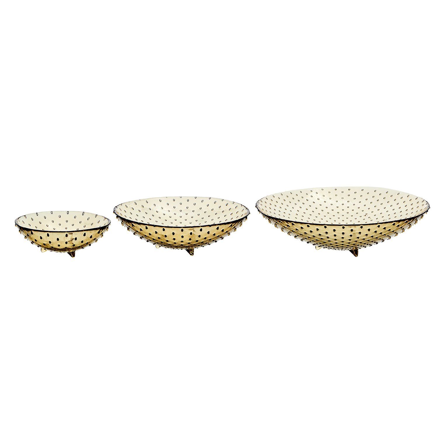 Textured Glass Bowl